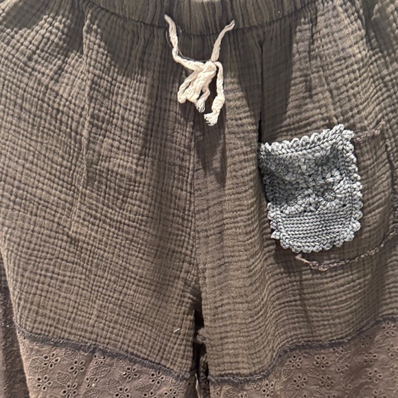 POL Brown Textured Joggers with Pocket - Picture 2 of 3